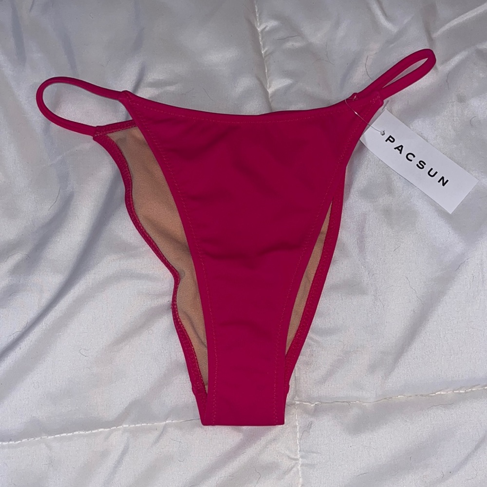 Pacsun LA hearts Pink Olivia high cut bikini bottom